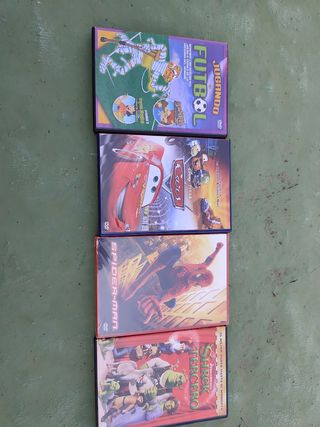 4 Películas DVD infantiles