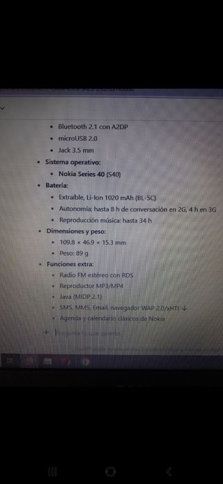 Teléfono Nokia C2-01 - Plata