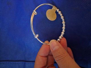 Pulsera plata - Ajustable