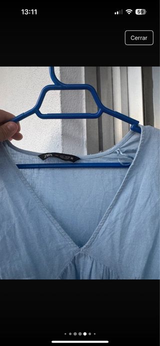 Vestido Zara azul - Talla L