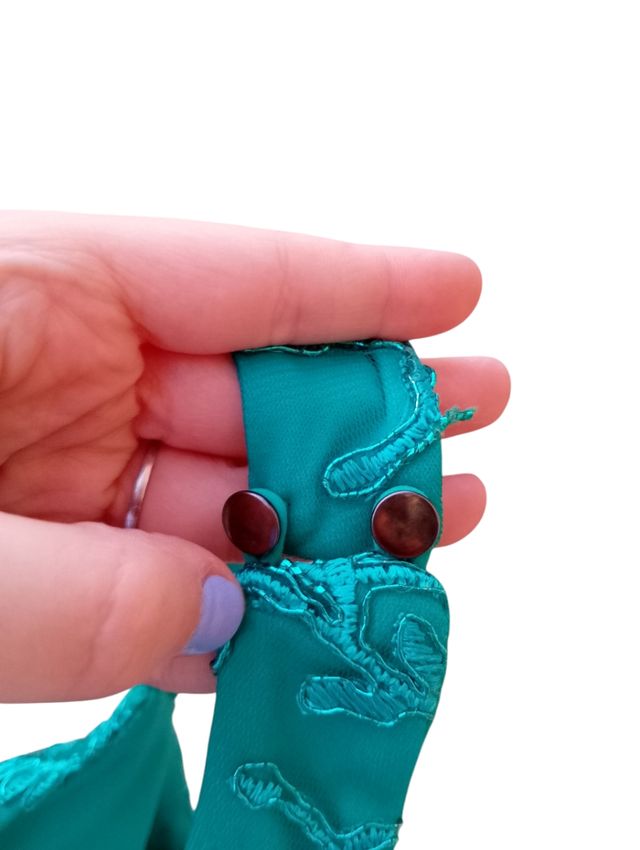 Vestido turquesa para graduación/boda