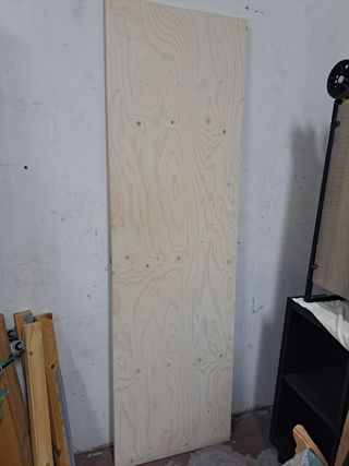 2 Puertas madera natural de pino