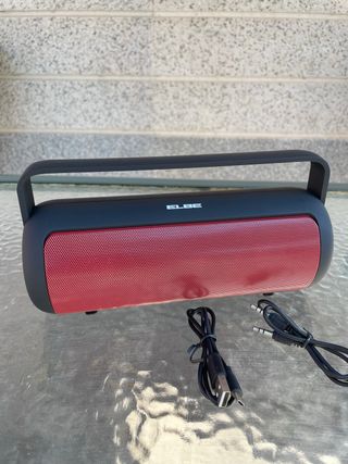 Altavoz Bluetooth ELEBE Rojo y negro