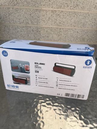 Altavoz Bluetooth ELEBE Rojo y negro