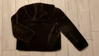 Giacca ecopelliccia nera tg M