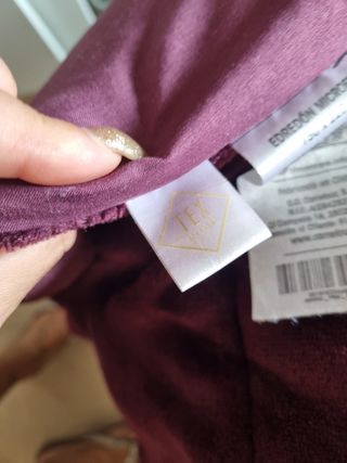 Edredón cama 90 - aterciopelado morado