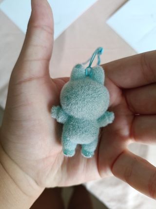 Llavero Labubu celeste