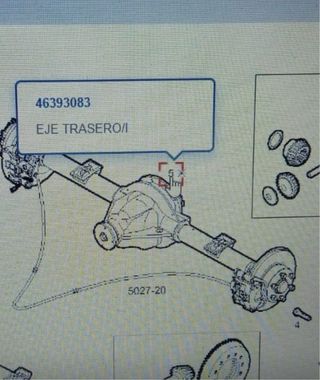 Eje Trasero Iveco Daily 46393083