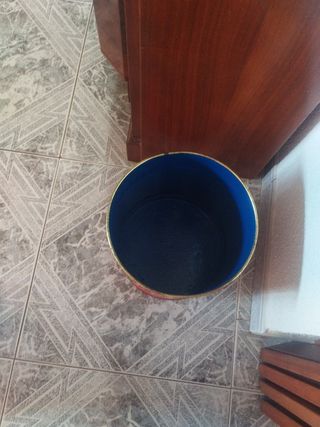 Papelera infantil vintage Colegio