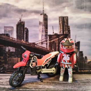 Playmobil piloto de Cross ref 9357