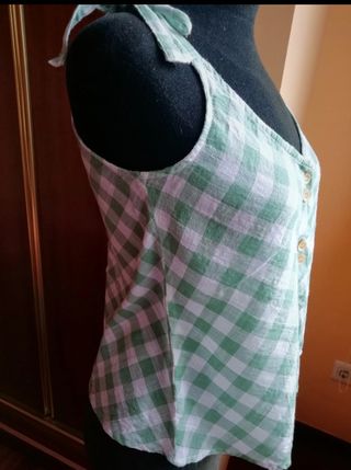 Camisa manga corta Mango XS verde