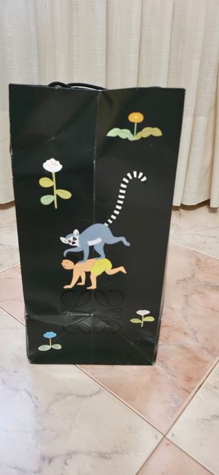 AUTENTICO  BOLSON  LOEWE -  Negro/Multicolor