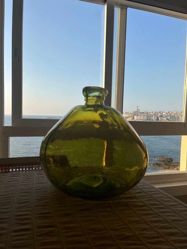 Vaso in vetro verde Zara Home