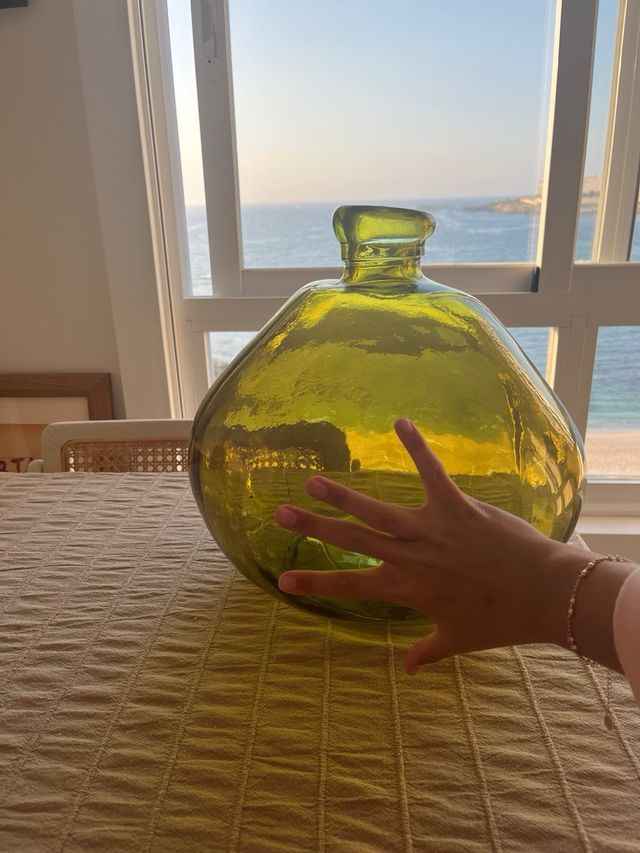 Vaso in vetro verde Zara Home