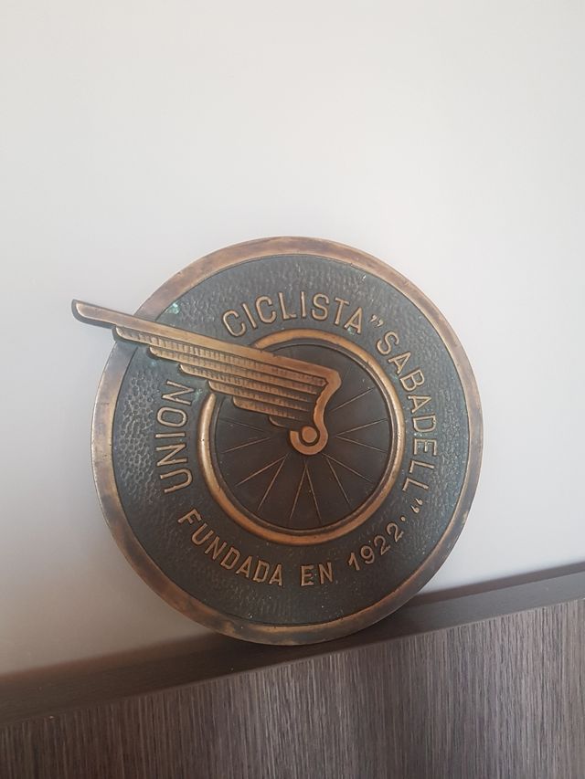 Placa Union Ciclista Sabadell 1922