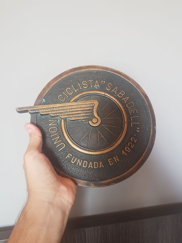Placa Union Ciclista Sabadell 1922