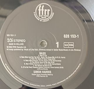 Vinilo Simon Harris - Bass!