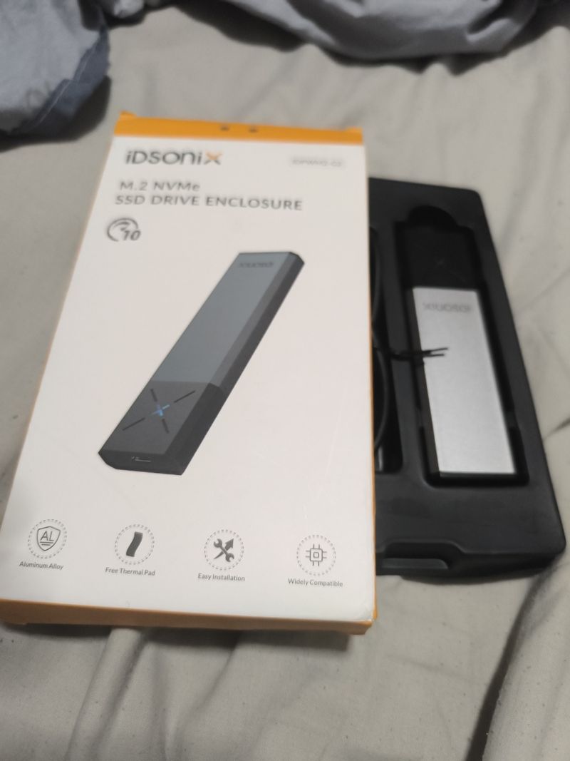 Enclosure SSD iDsonix M.2 NVMe