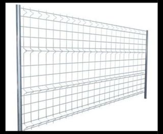 Vallas de obra metálicas.