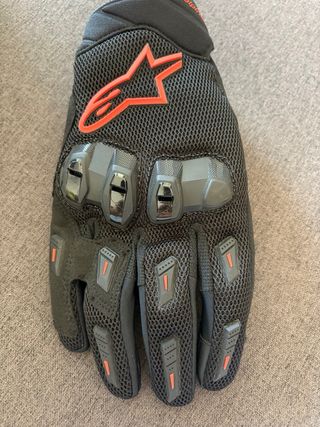 Guantes Alpinestars SPZ5 Air - Negro/Rojo. Talla L