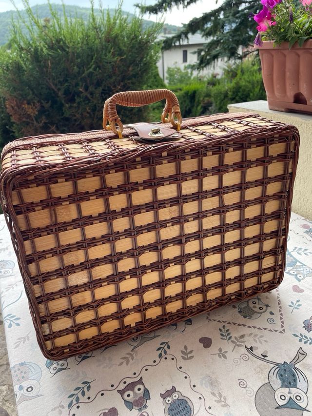 Cestino vimini picnic