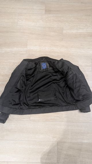 Chaqueta moto verano negra