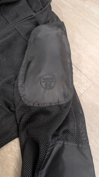 Chaqueta moto verano negra