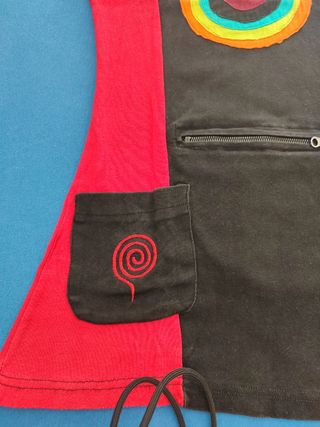 Vestido Shambala Rojo-Negro