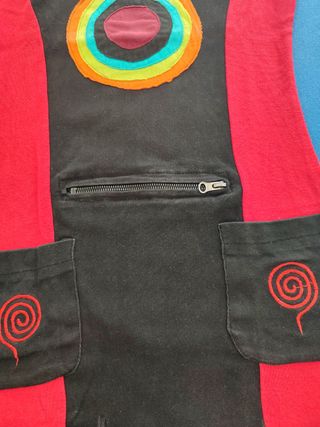 Vestido Shambala Rojo-Negro