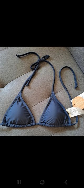 Top bikini azul - Talla S