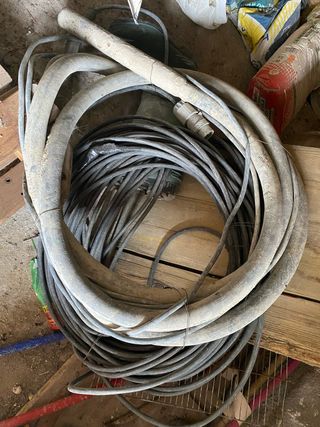 Vibrador hormigón trifásico - manguera y cable