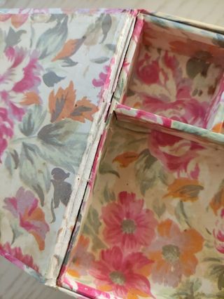 Portagioie vintage floreale