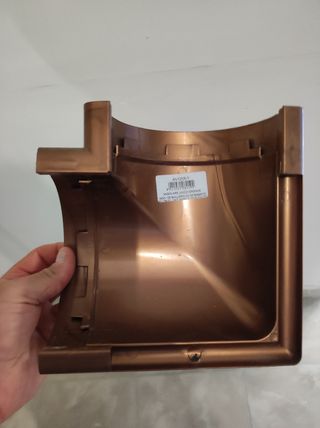 Angolare grondaia rame - PVC nuovo