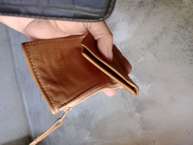 Cartera BRAMA cuero marrón