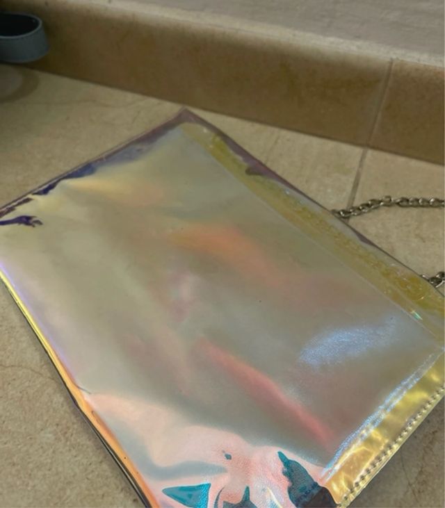 Borsetta rainbow - con pochette argento