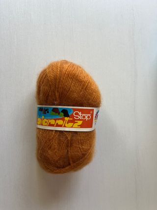 22 ovillos lana STOP BIARRITZ- marrón