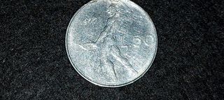 Moneda Italia 50 Liras 1977