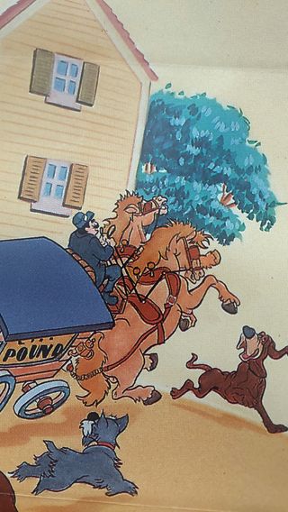 Cartel La Dama y el Vagabundo (1955)