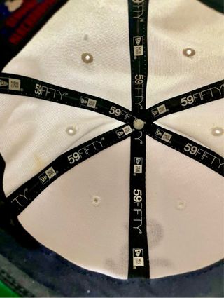 Gorra New Era 59FIFTY blanca y negra