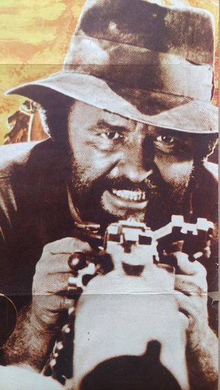 Cartel original ¡Agáchate, maldito! (1971)