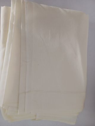 Set Juego sábanas amarillo claro medidas 120x