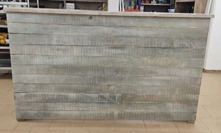 Barra/mostrador madera hosteleria. ¡Impecable!