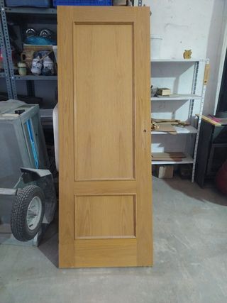 Puerta madera maciza - usada