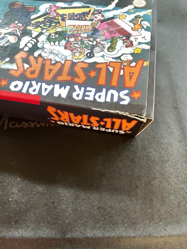 Caja Super Mario All-Stars SNES PAL