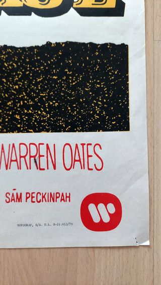 Cartel cine Grupo Salvaje (Wild Bunch 1969)