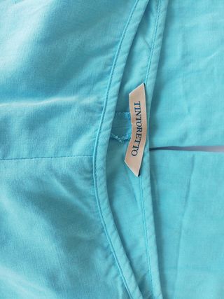 Pantalón Lino Tintoretto turquesa