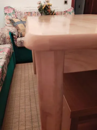Mesa madera pino -  maciza