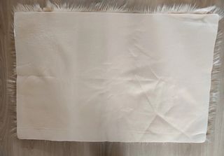 Alfombra suave mullida beige pelo largo nueva