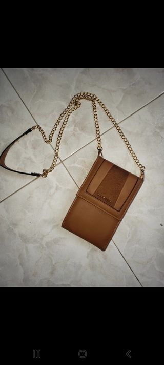 Bolso bandolera Paco Martínez marrón