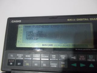 CASIO SF-7500 Digital DIARIO, CALCULADORA, ETC 64K